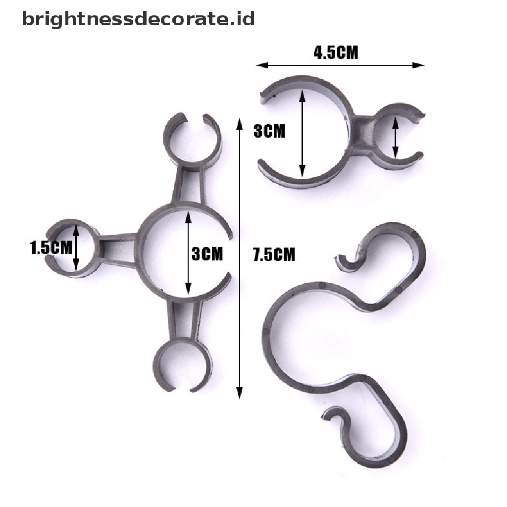 Klip Air Mancur Es Warna Hitam Untuk 3 Lilin Sampanye