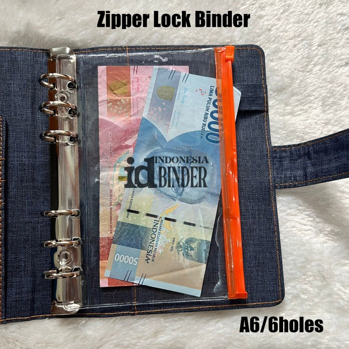

Hot Sale Zipper Zip Lock Binder Multiholes Pocket Gilaa!!!
