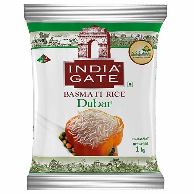 

] INDIA GATE DUBAR BASMATI 01KG