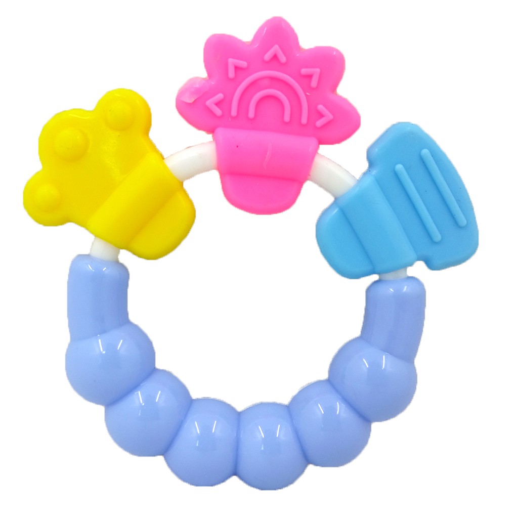 Rattle Teether Gelang Gigitan Bayi Mainan Empeng Bunyi Krincingan