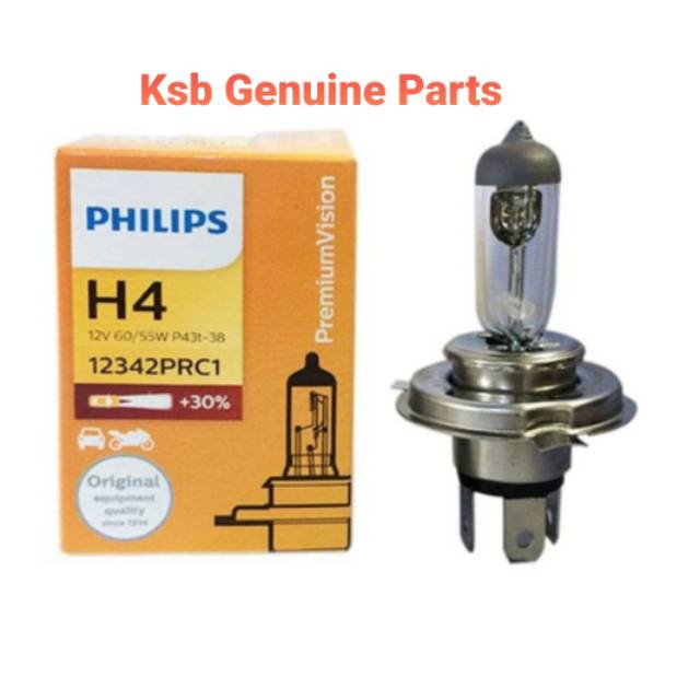 Bohlam Lampu Depan Agya Ayla Calya Sigra Brio Jazz Yaris innova avanza xenia Veloz H4 60 55W 12V