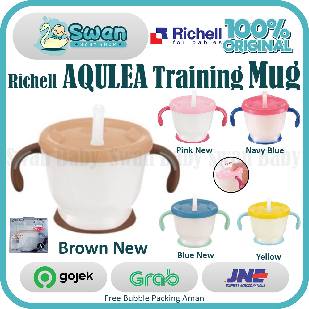 Richell AQ AQULEA Straw Training Mug