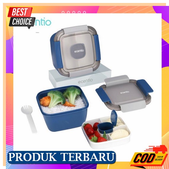 Murah!!Lunch Box Tas Set Lengkap 3 Sekat Yoyee628 Plus Tumbler Reo&Homme Diskon ! Tempat Makan Bekal