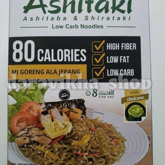 

Terlaris# Ashitaki Low Carb Noodle Goreng Ala Jepang 80G