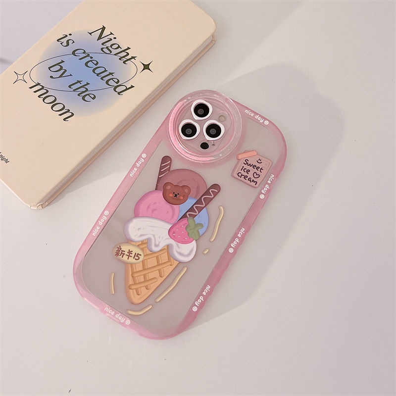 Case Desain Print Dessert Untuk IPhone 12 13 11 Pro Max X Xs Max Xr 6634