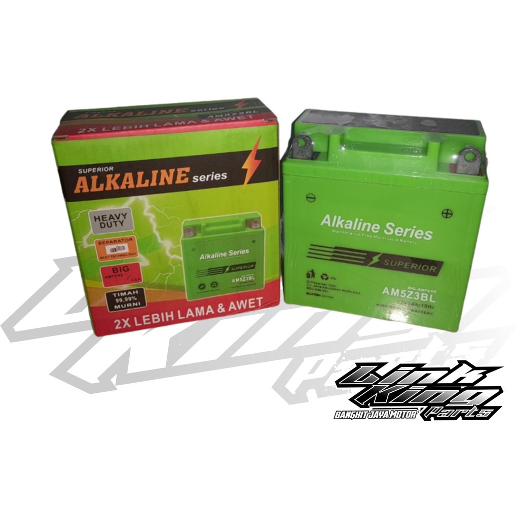 Jual AKI FULL KERING ALKALINE GRAND SUPRA AM5Z3BL12VOLT ALKALINE SERIES