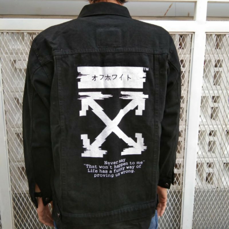 JAKET JEANS DENIM, PRIA DAN WANITA.JAKET JEANS DENIM, OVERSIZE/SABLON TOKYO PREMIUM