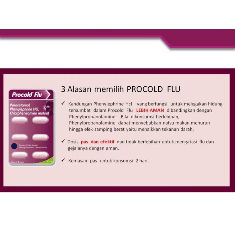 PROCOLD FLU - PROCOLD FLU BATUK