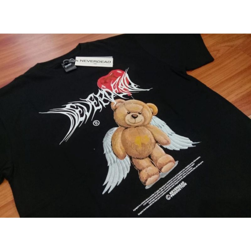 KAOS BEAR HITAM NVRD 02