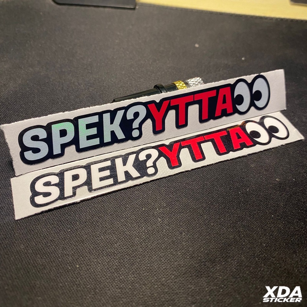 

STIKER/STICKER PRINTCUTT SPEK YTTA