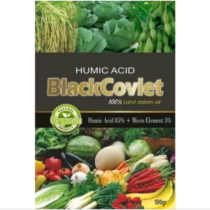 BLACK COVIET ASAM HUMAT - humic acid blackcoviet asam humat humic acid pembenah tanah dan mikro elem