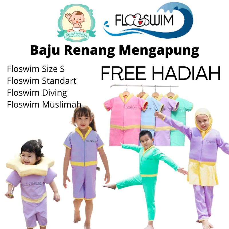 GO SWIM FLO SWIM FLOSWIM CUDDLEME Baju berenang mengapung anak