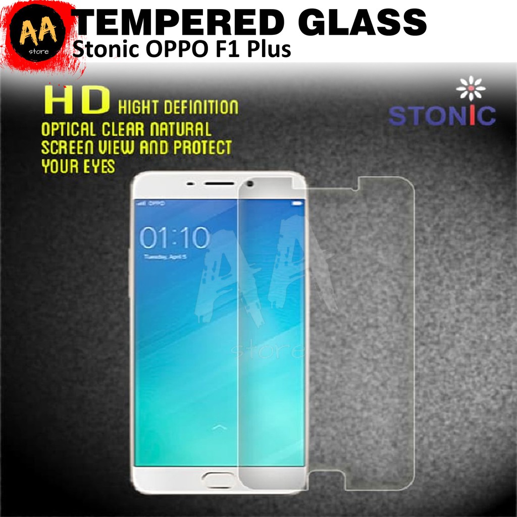 Tempered Glass Protector/Anti Gores Kaca HP/Smartphone Oppo F1 Plus