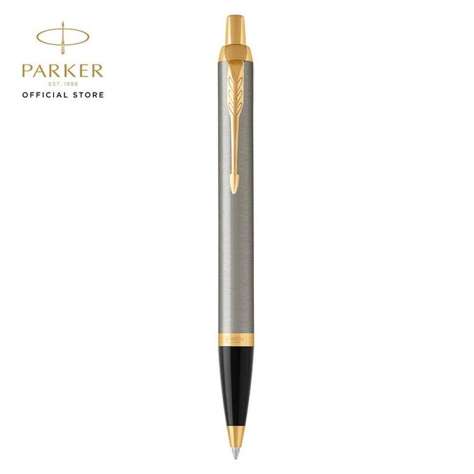 

Parker IM Brushed Metal Gold Trim Ballpoint