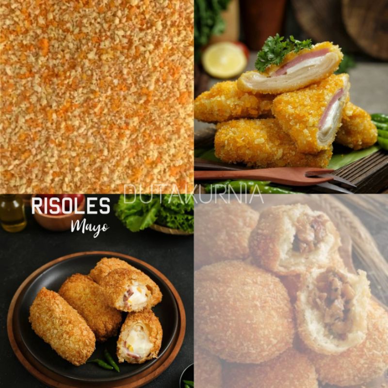 Tepung Panir Mix / Panko Tepung Roti Kiloan 250 gram