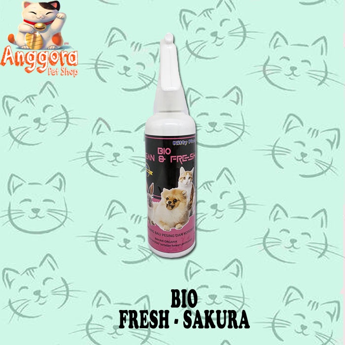 Penghilang bau Pesing &amp; Kotoran Kucing,anjing,kelinci dll Bio clean and Fresh All wangi 250 ml