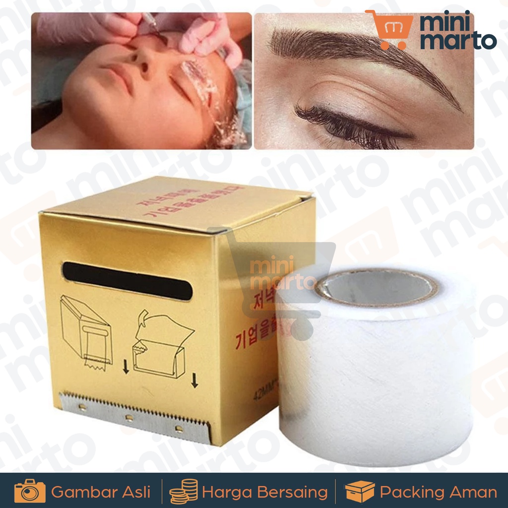 Plastic Wrap Gold Box Sulam Alis Wrap Plastik Penutup Alis Wrapping Lash Lifting Wrap / Tattoo - Minimarto