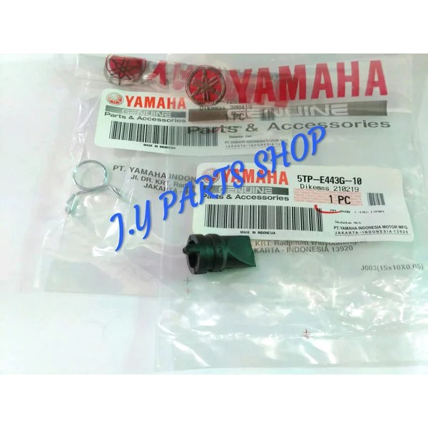 PIPE DRAIN SELANG HITAM DAN CLIP BOX TUTUP FILTER UDARA NMAX N MAX AEROX 155 LEXI ORI YGP  5TP-E443G-10