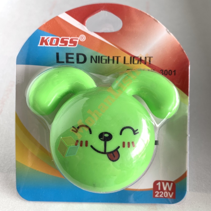 Lampu Tidur Led Karakter 220V 1 Watt 1W Colok Listrik On Off Karakter Lucu Murah