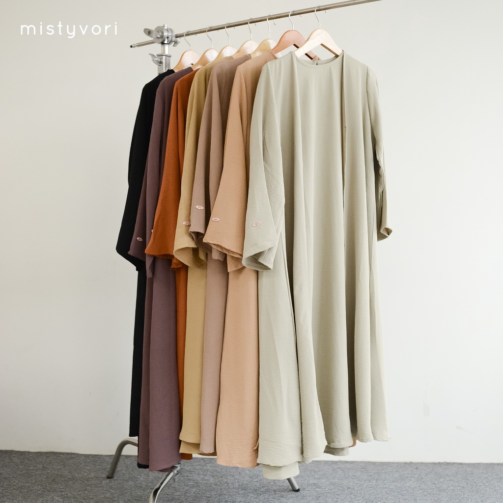 Mistyvori Ameena Outer Set Bahan Airflow