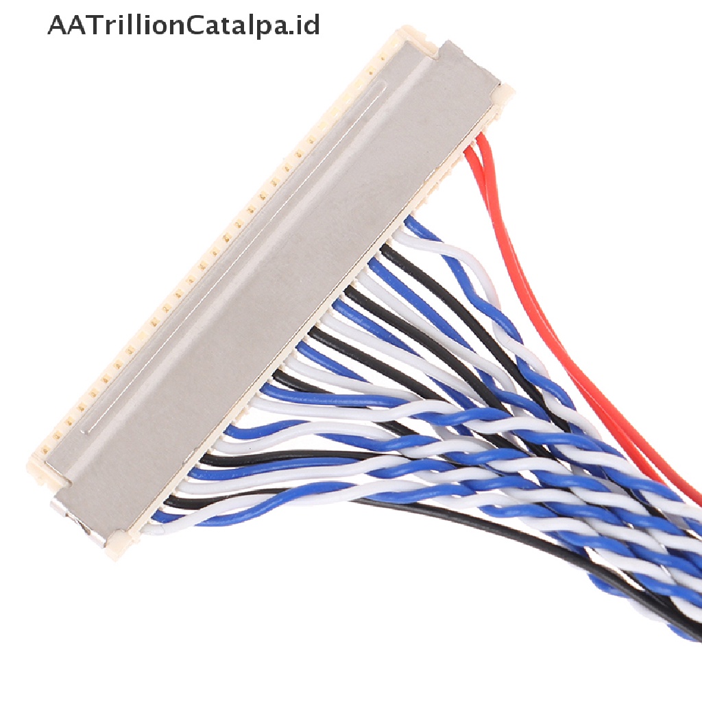 Aatrillioncatalpa LVDS Kabel FIX-30P-S6 30pin double 2ch 6 bit Untuk panel LCD