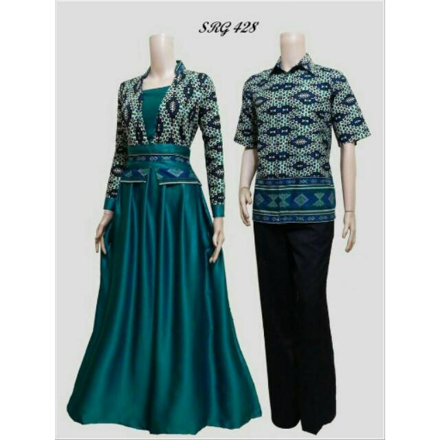 Baju Batik Couple Katun Kombinasi Satin Velvet Shopee Indonesia