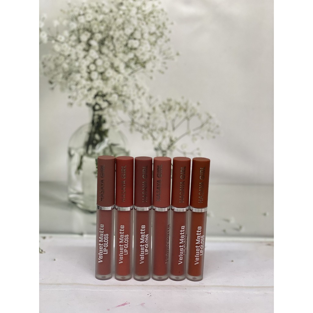 (6 PCS)LIP GLOSS HASAYA GIRL MATTE ITEM NO:H6066