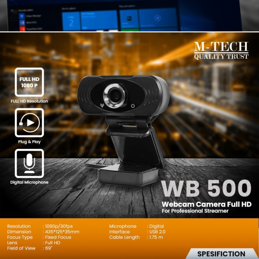 M-Tech Webcam WB500