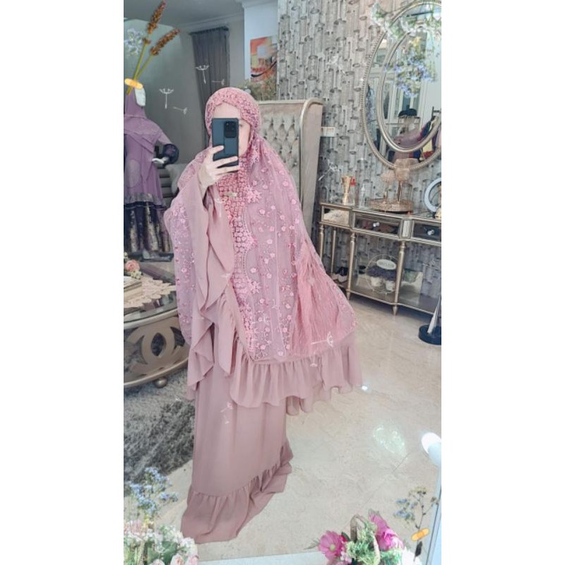 Mukena Amenah Luxury by Baenetta