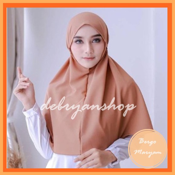  JILBAB  BERGO  MARYAM  DIAMOND ITALIANO Shopee Indonesia