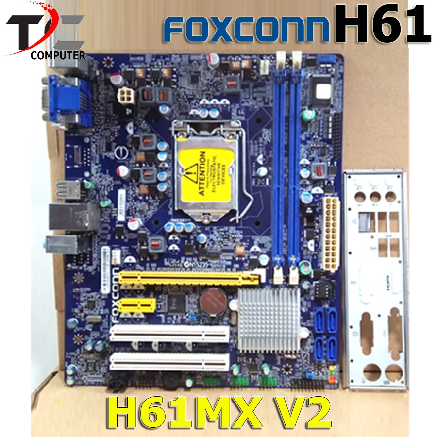 Mobo Intel LGA 1155 H61 Onboard Foxconn