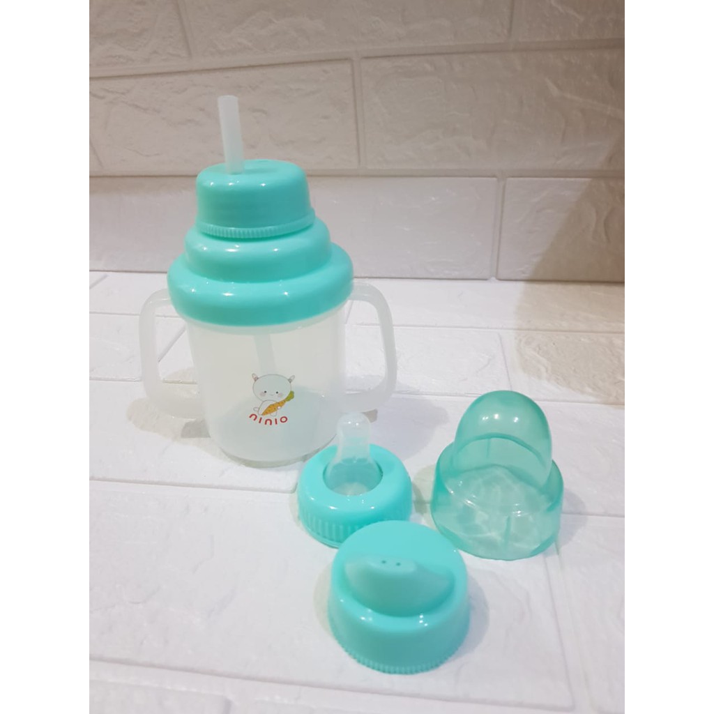 Ninio Baby Training Cup 3 in 1 F-338 - Cangkir Minum Botol Susu Bayi