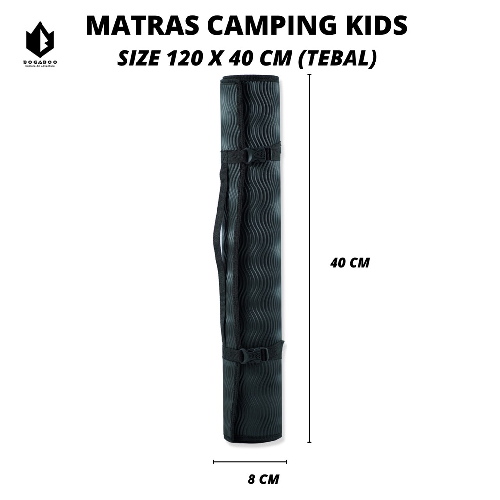 Matras Camping Anak Kids Size 120 x 40 cm Anti Slip - Matras spons - Matras Outdoor Kids - Matras Karet - MATRAS GUNUNG - MATRAS OUTDOOR