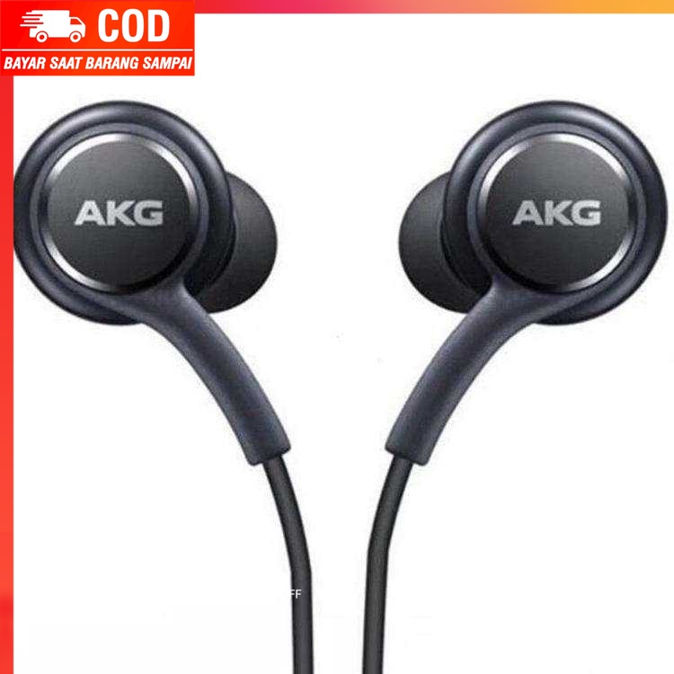 (100% BARANG ORI) Earphone Headset Samsung Galaxy S10 by AKG - EO-IG955 (Replika 1:1)