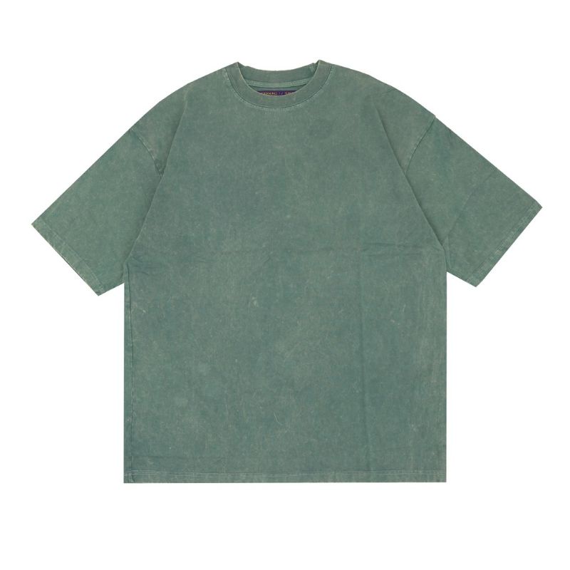 OVERSIZE TSHIRT TOXIC1805 BLANK GREEN CANDY WASH