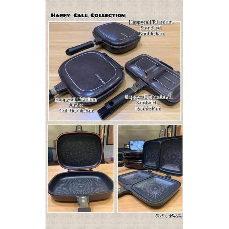 happycall titanium sandwich double pan, happycall ori