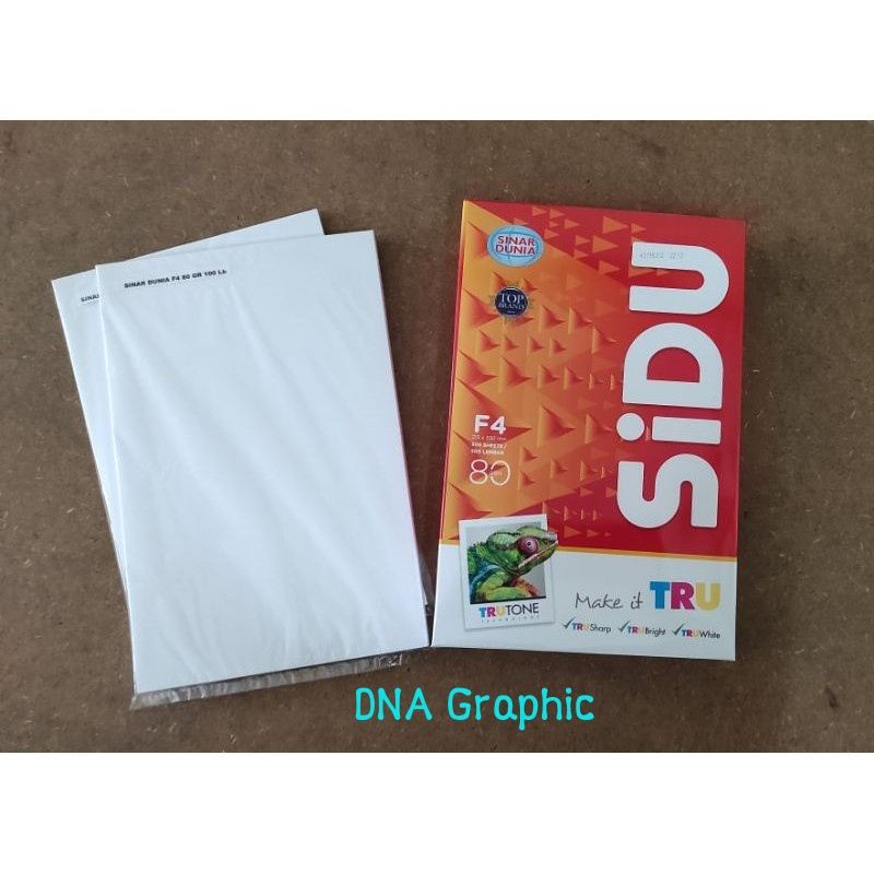 

KERTAS HVS F4 80 Gr SINAR DUNIA @100 Lb