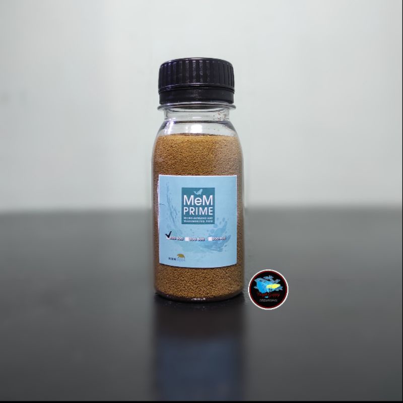 Mem Prime 200-300 micron 50gr - Pelet mem pakan ikan