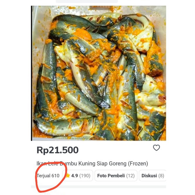 

IKAN LELE BUMBU KUNING TANPA KEPALA SIAP GORENG