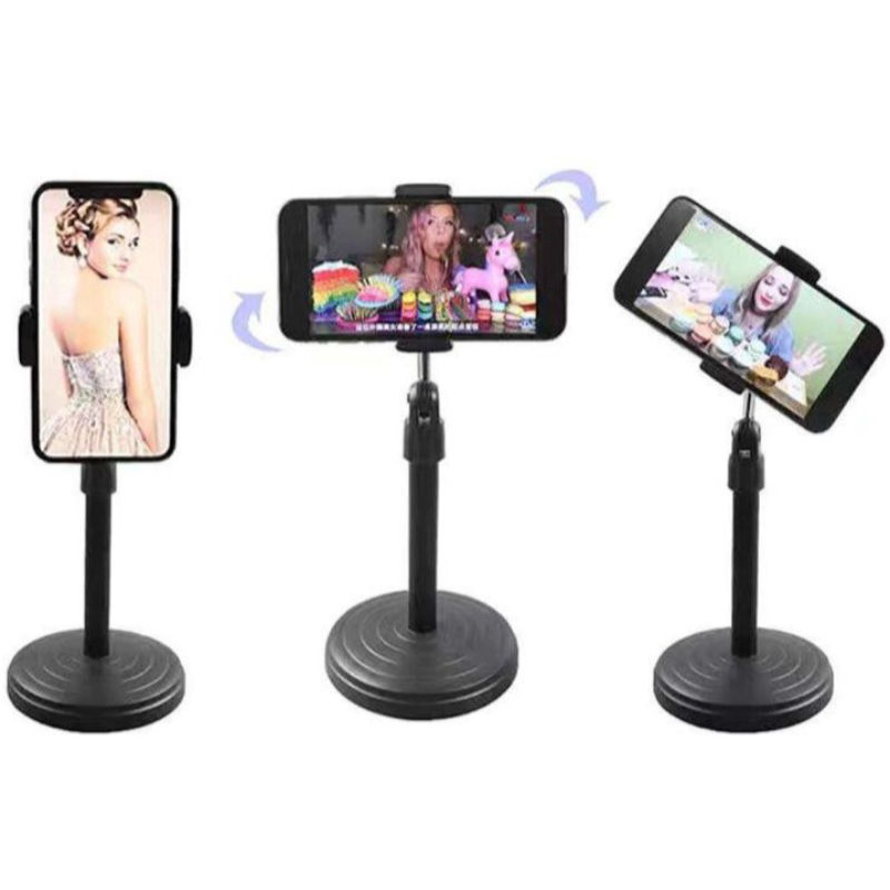 STAND PHONE HOLDER HP - PENYANGGA BROADCASTING PUTAR 360, •BEPINK OFFICIAL•