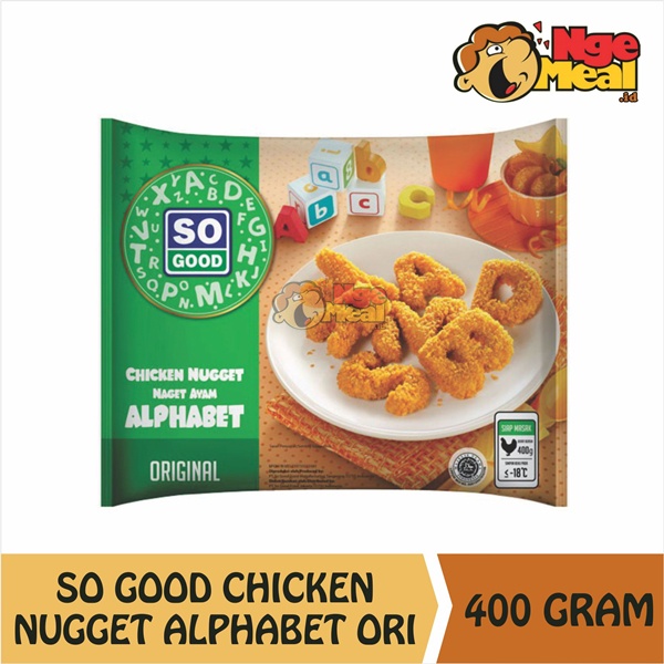 

SO GOOD Chicken Nugget Alpabet 400 Gram