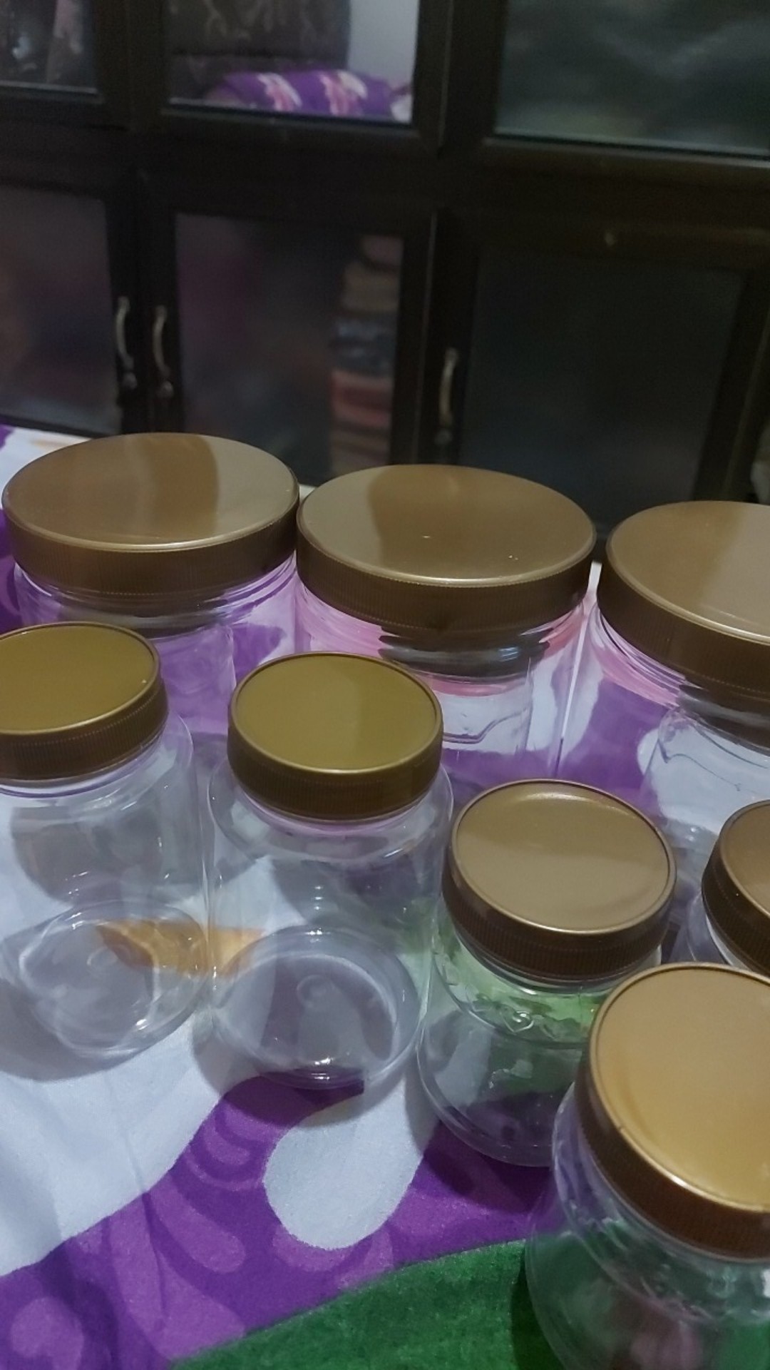 200ml Round Ukiran Hati /toples /jar /plastik