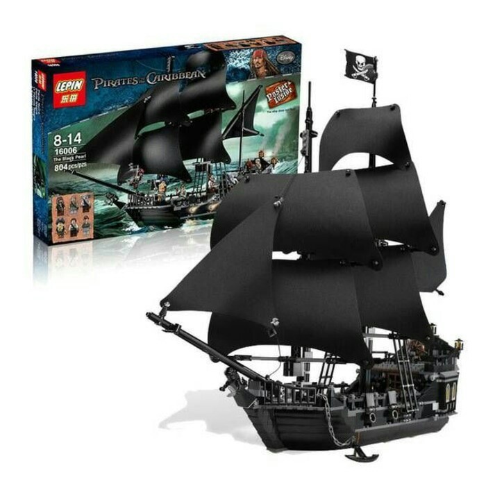 Lego Compatible Lepin 16006 Pirates of the Caribbean's Black