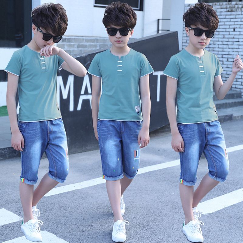 (LOLI-JKT) BOY-38 SETELAN BOY POLOS CASUAL MODEL COOL 110-160