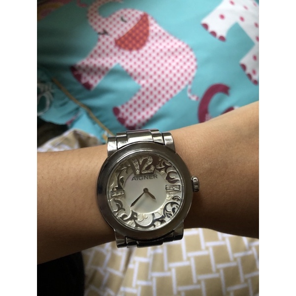 jam tangan aigner bari donna A37200 silver
