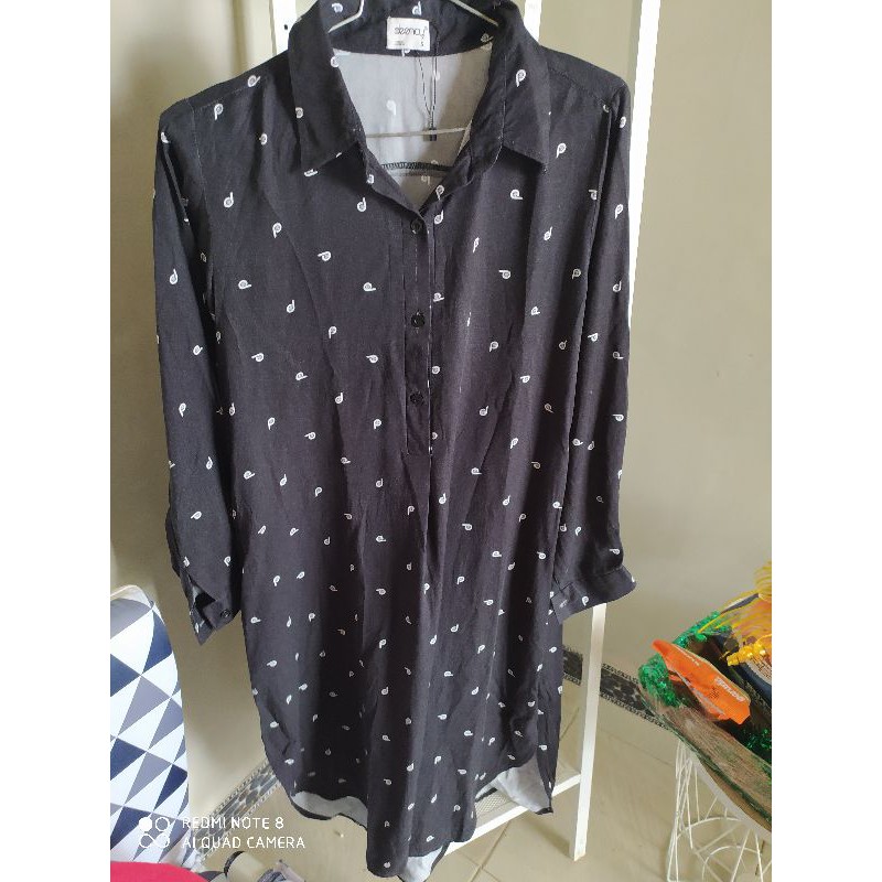 preloved tunik deenay original warna black