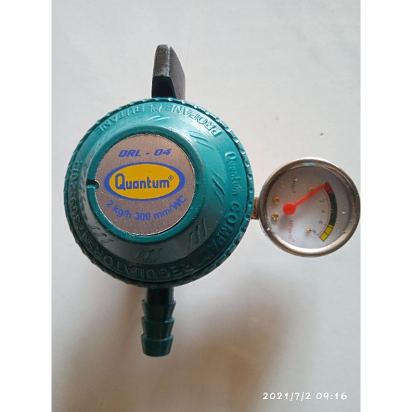 Quantum regulator gas LPG regulator tekanan rendah + meter