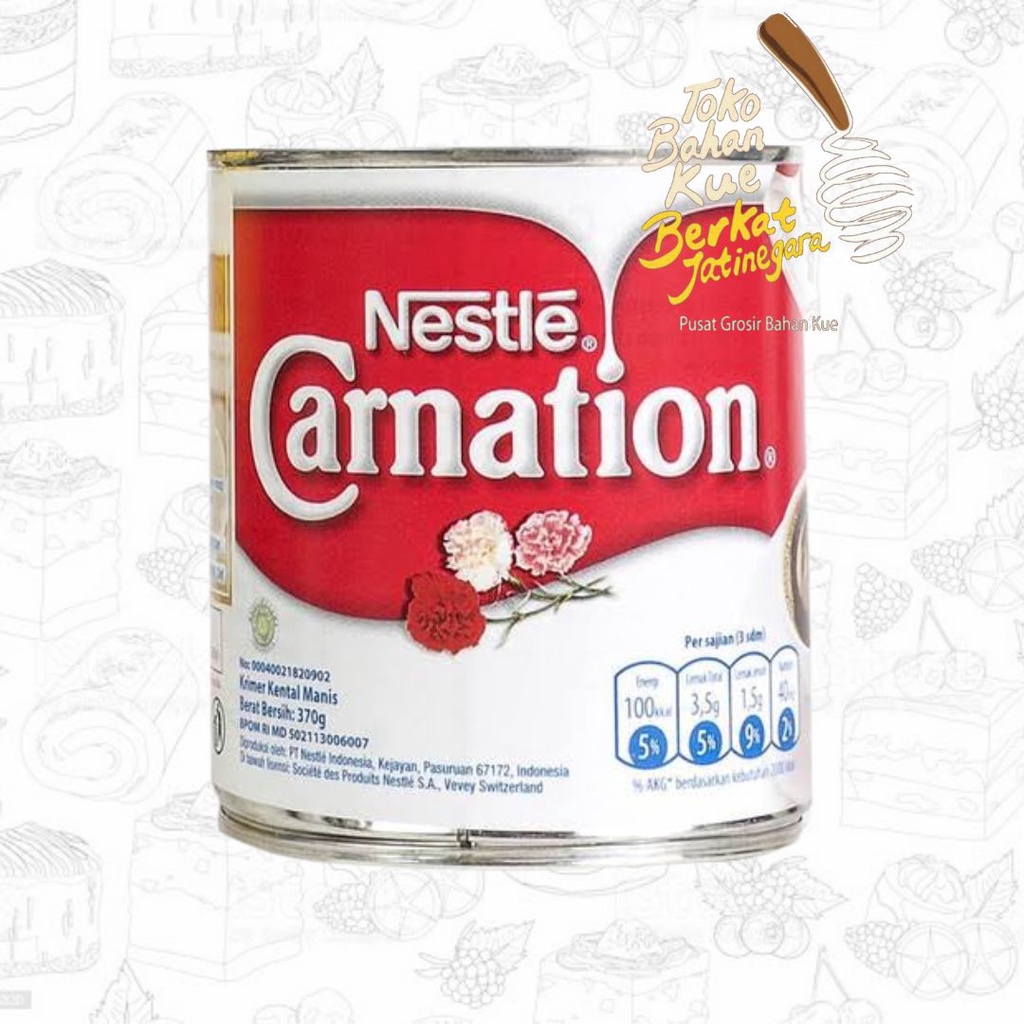 

SUSU KENTAL MANIS CARNATION KEMASAN 370 GR / CTN ( 48 PCS )