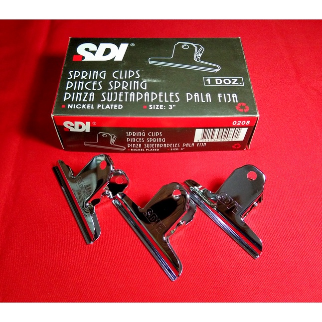 

SDI 0208 Spring Clips (3") Stainless Steel (Paper Clips) ( IRRA STORE )