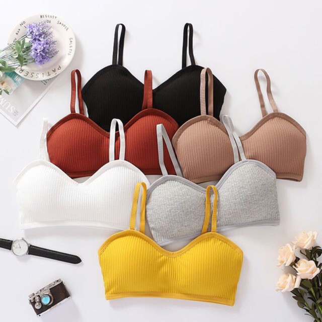 Miss H ~ 002 Bra Wanita Tanpa Kawat Bahan Halus Bra Push Up Elastis Sexy